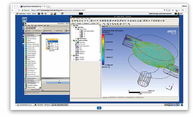 POD, or Penguin Computing on Demand, allows you to run simulation on Penguin Computing’s on-demand infrastructure. Image courtesy of ANSYS.