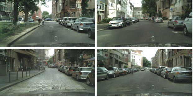 A new DL-powered image synthesis technique from NVIDIA makes it possible to change the look of a street simply by changing the semantic label. San Francisco becomes Barcelona or another city. Although gaming is an obvious use for such a technology, it also can be applied to training autonomous vehicles. Image courtesy of NVIDIA.